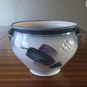 Mark Untener Glazed Pottery Bowl (1948-2022) Vintage/Signed